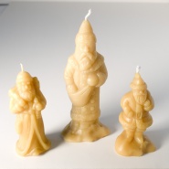 Beeswax Santas