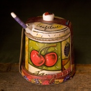 Cherry Honey Pot 1